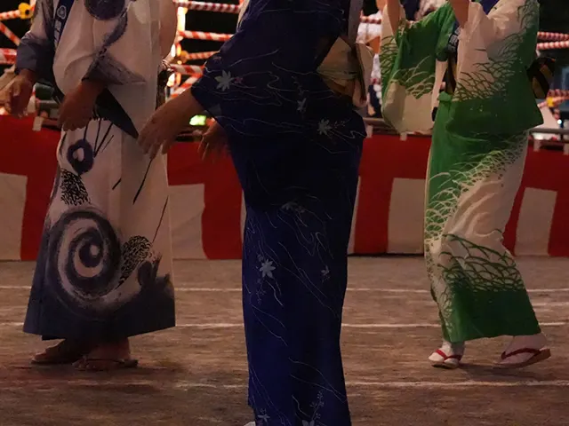 お祭りでの生演奏