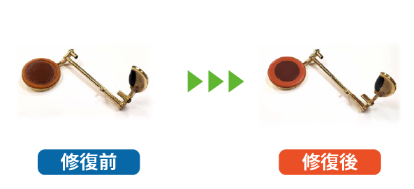 サックス 修復前~修復後
